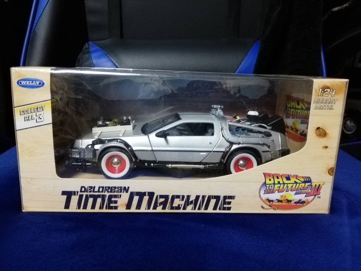 新品WELLY 1/24 デロリアン バック・トゥ・ザ・フューチャー PART3 Amazon | デロリアン DMC-12 バックトゥザフューチャー Part3 124