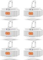 Vista 12 de Luces de campamento recargables FLY2SKY 3 piezas de luces negras para tienda de campaña, mini linterna, linterna LED portátil para campamento