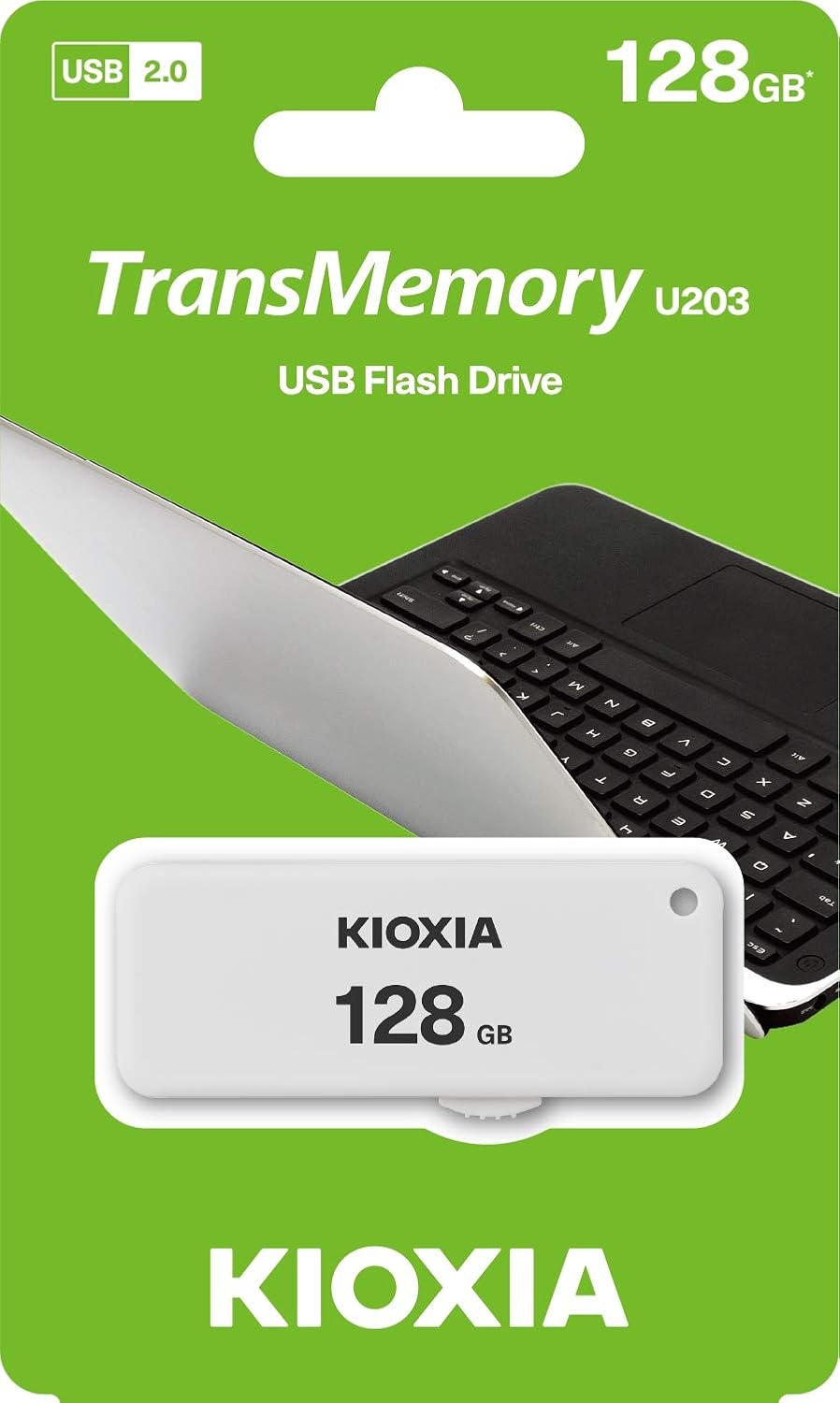 Kioxia TransMemory U203 USB-Stick 64 GB USB 2.0 – Kompakt, Kappenlos, Ideal Für Unterwegs