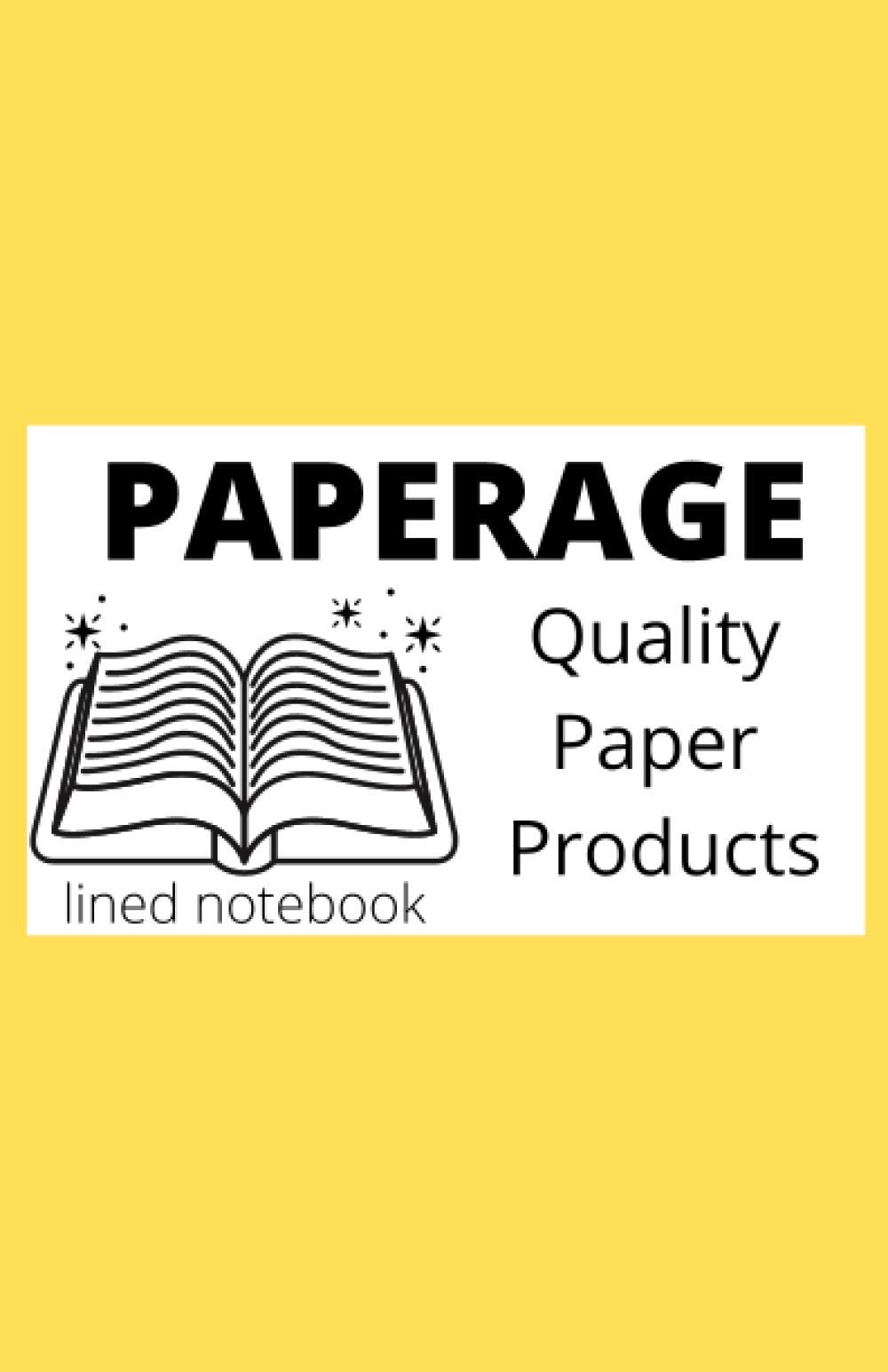 paperage Notebook, Sketchbook & Writing 5.5 x 8.5 Inch