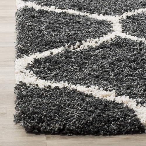 Image of Handmade Shaggy Pure Microfiber Smooth & Anti-Skid Carpets for Bedroom & Living Room, 2 inch Thickness Size- 6X8 Feet
