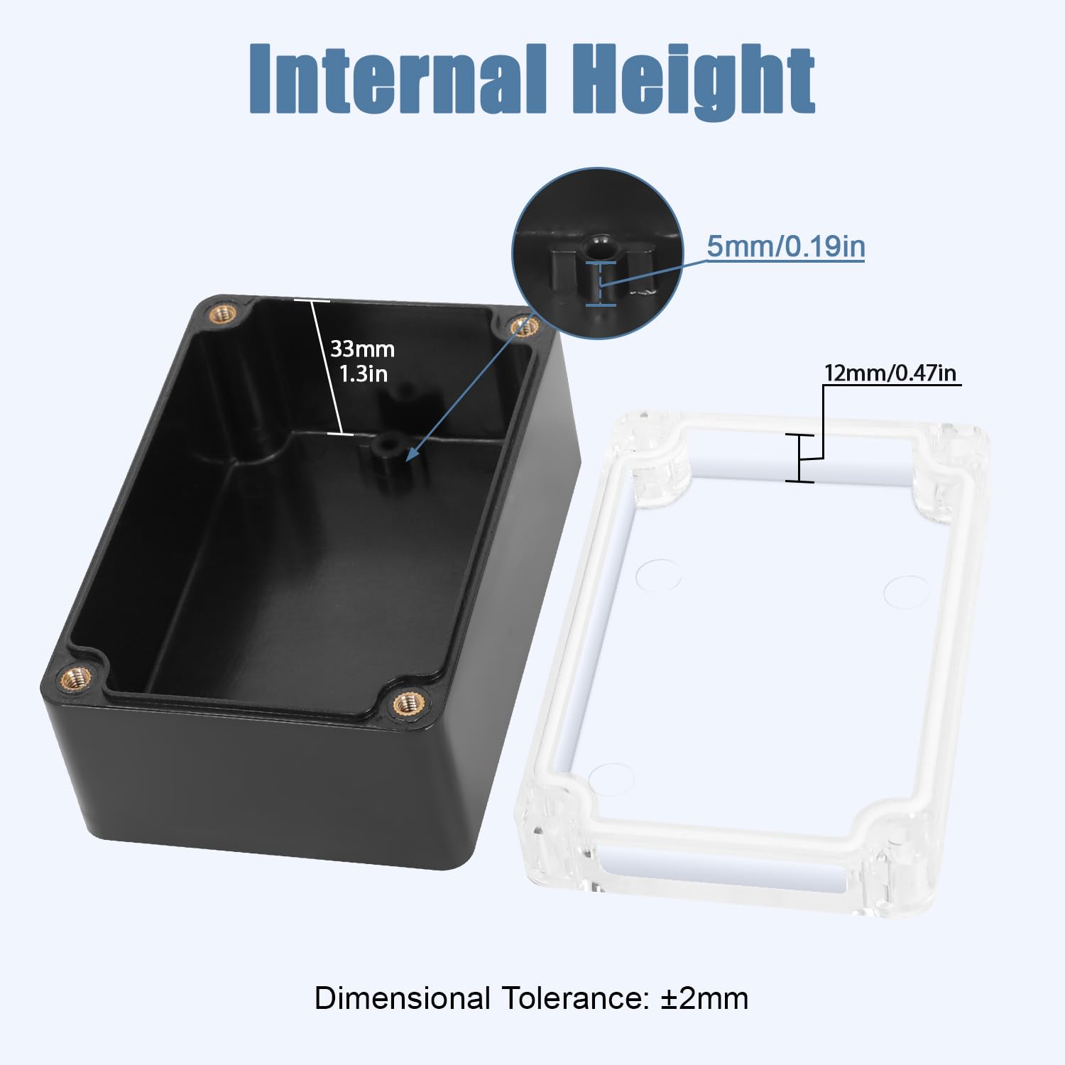 LeMotech Waterproof Project Box - IP65 Electronics Enclosure -3 LeMotech Waterproof Project Box - IP65 Electronics Enclosure -3