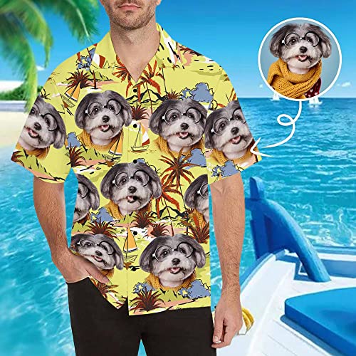 Custom Shirt & Shorts Sets Hawaiian Personalized Photo With Face Beach Outfit Suit Boyfriend Husband Or Father Gift2