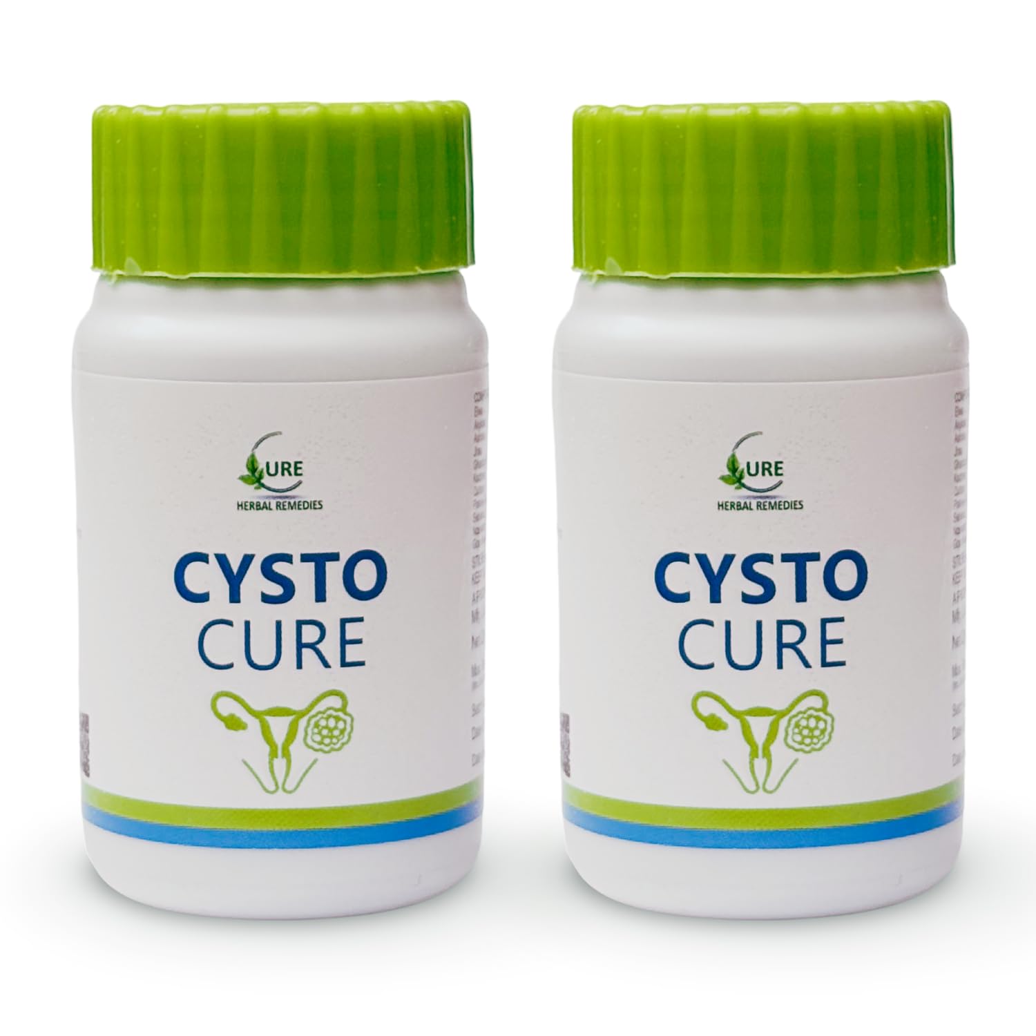 Cure Herbal Remedies Cystocure Tablets | Herbal Formula for Hormonal Balance, Period Regulation & Ovarian Health | Supports Urinary Wellness & Natural Weight Management | 85 Tablets (Pack of 2)-image-17