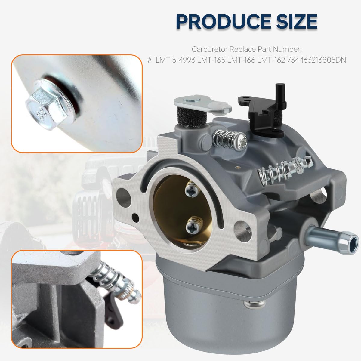 ZAMDOE LMT 5-4993 Carburetor Replacement for Briggs & Stratton 494502 495706 496592 498027 498134 498231 499161 699318 699737 699831 Carburetor Compatible for 28B702 28B707 12HP 28M707 289707 Engine - Image 3