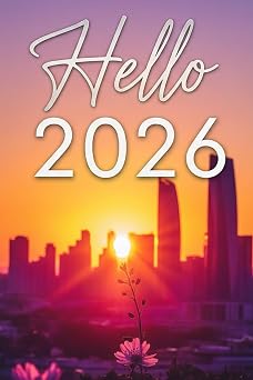 Hello 2026 A Fresh Start Blank Journal for the Year Ahead