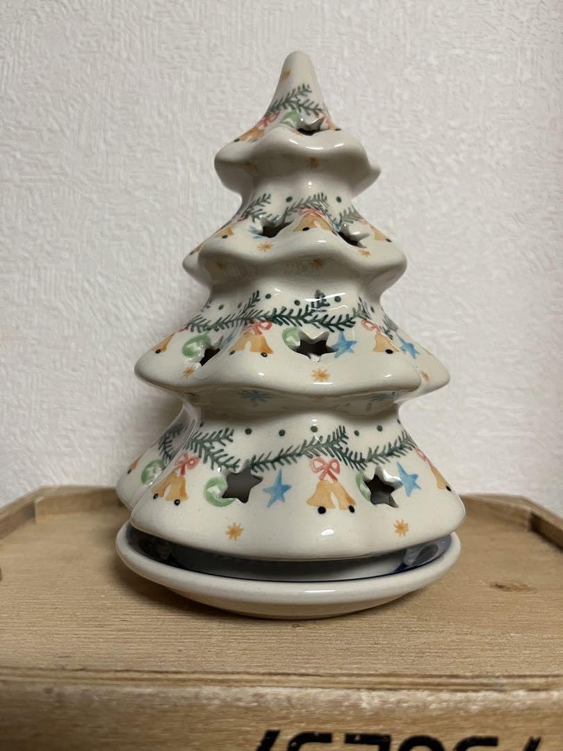 ポーリッシュポタリークリスマスキャンドルツリー＆オーナメント