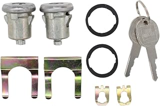 MOTOKU 2-Pack Door Lock Cylinders for Chevy C10 C20 C30 Trucks, Blazer Jimmy Suburban, GMC 1500 2500 3500 - Classic GM Fit