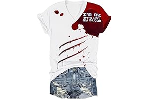 I'm Fine Bloody Halloween T-Shirt