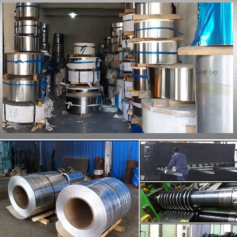 Image of 1Pc 304 Stainless Steel Width 100mm Foil Shim Sheet Thickness 0.01mm 0.02mm 0.03mm 0.05mm 0.1mm 0.15mm 0.2mm 0.3mm 0.5mm (Specification : 0.03mmX100mmX1m 1pc)