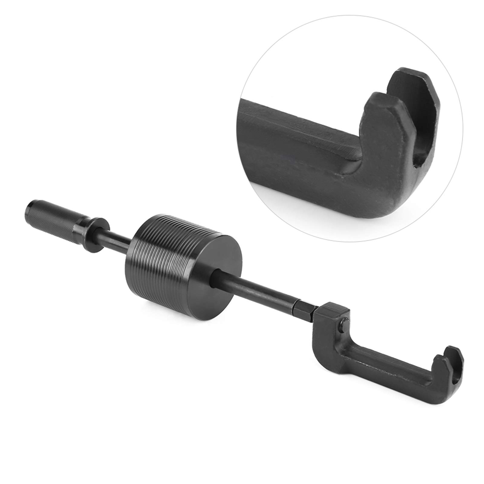 Cocoarm Ejoyous Extracteur D'Injecteur Acier Carbone | Adaptateur À Rotule Polyvalent, Outil De Réparation Automobile, Conception Robuste Pour Extraction Efficace Des Injecteurs