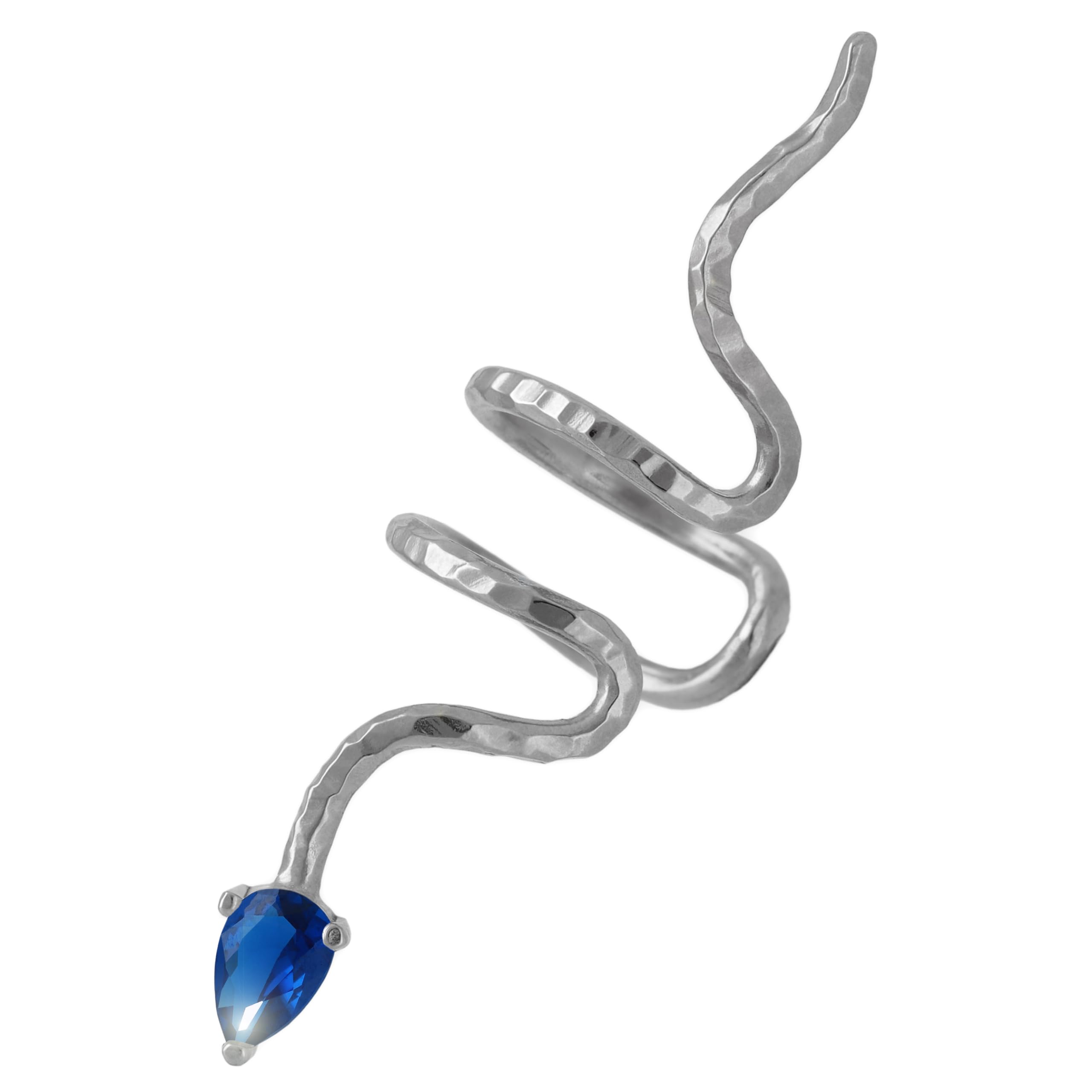 Handmade 925 Sterling Silber Ohr Manschette Ohrring für Frauen kein Piercing Minimalistisch hypoallergen Boho-Chic ungewöhnliches Geschenk für Sie nicht durchbohrten Ohren