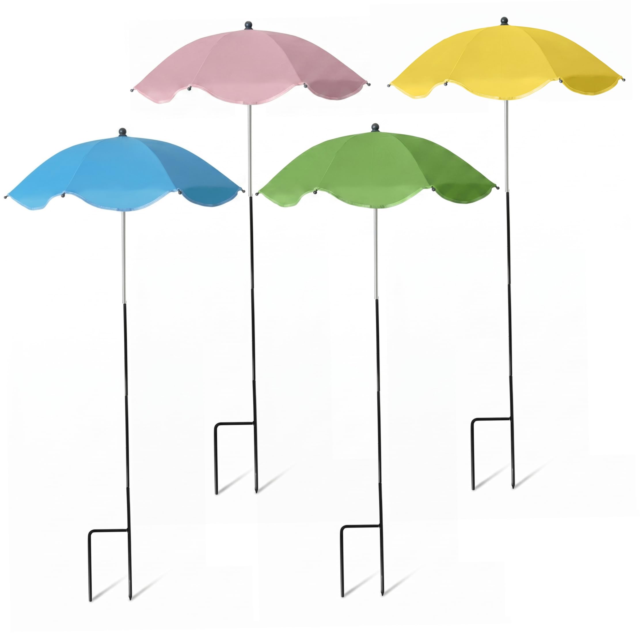Sombrilla para plantas de exterior en pack de 4 unidades con proteccion UV