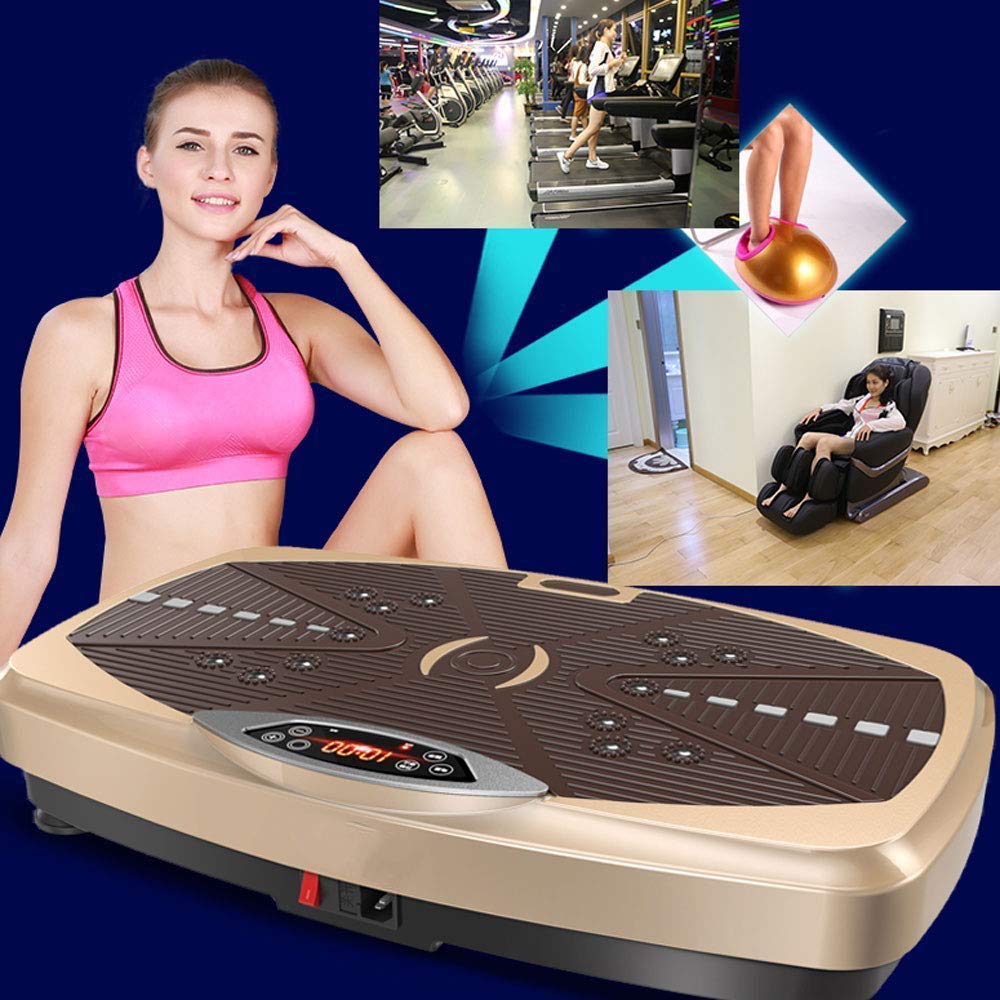 Macchina per esercizi vibranti Pedana vibrante Scheda di potenza Istruttore di fitness per dimagrire Macchina per vibrazioni fitness Piattaforma oscillante Massaggiatore per scuotimento di tutto il co