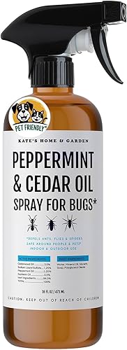 Peppermint Oil Spray for Bugs, Ants, Insects, Spiders, Roaches, Stink