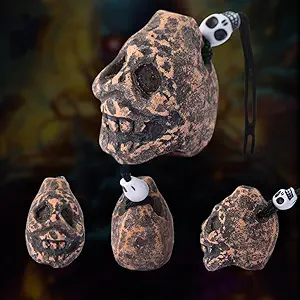 Aztec Death Whistle - The Portable Handmade Clay Screaming Sound Authentic Aztec Death Mini Whistle for Halloween Pranks, Scary Gifts (Mini Whistle)