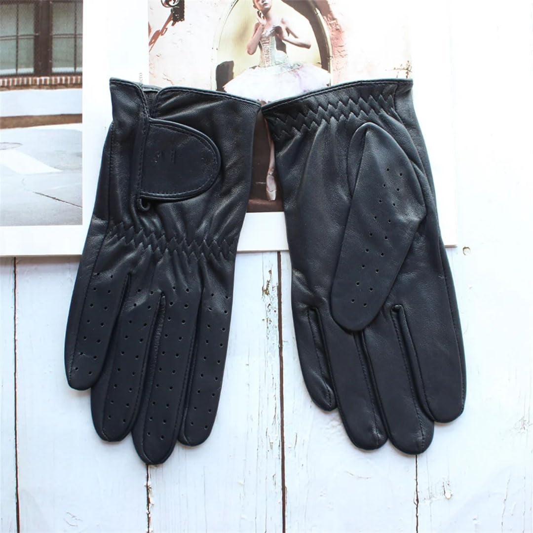 Gants de printemps pour homme et femme - Écran tactile - En cuir - Pour le sport, le golf, la conduite