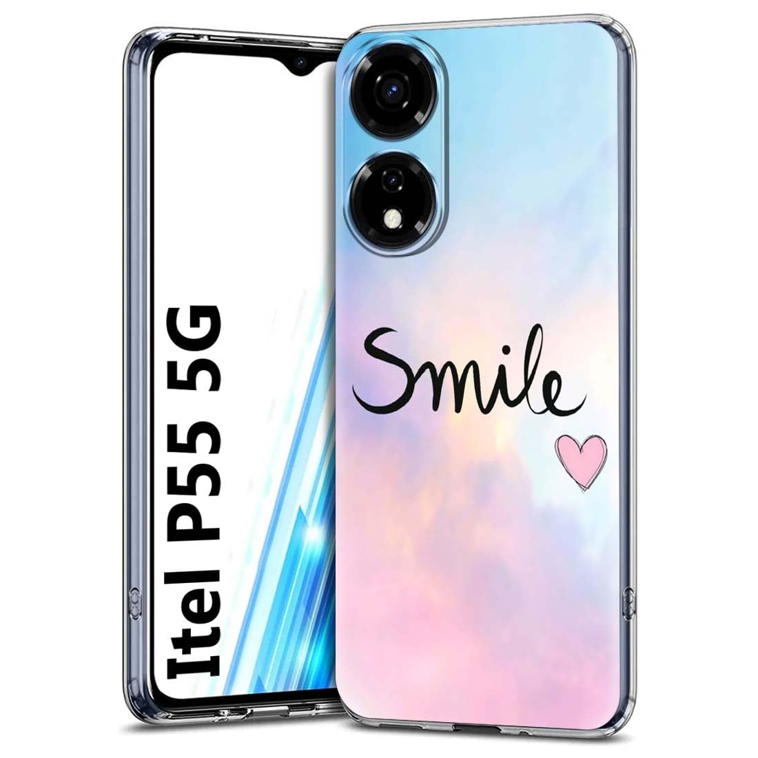 Fashionury Soft Silicon Slimfit Back Cover for itel P55 5G Stylish Printed Back Cover for itel P55 5G -D2009 (B0CP213WZY) Amazon Price History, Amazon Price Tracker