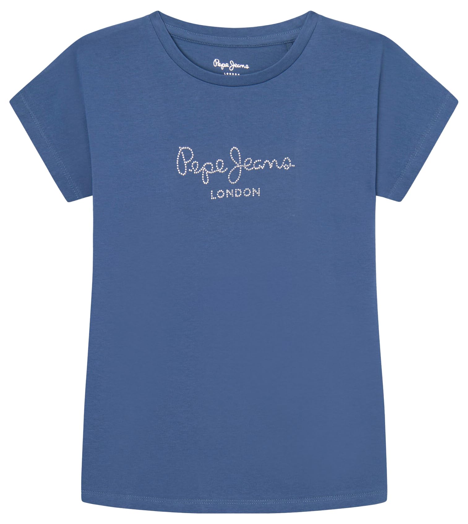 Pepe Jeans Camiseta Nuria Niña, Azul (Sea Blue), 10 Años