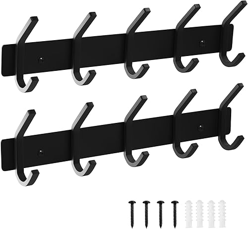 Miniatura 42 de VAEHOLD Ganchos de Pared, Ganchos de Toalla de Aluminio Resistentes para Colgar Abrigo, Sombrero, Llave, Ropa, Gancho de Armario Montaje en Pared