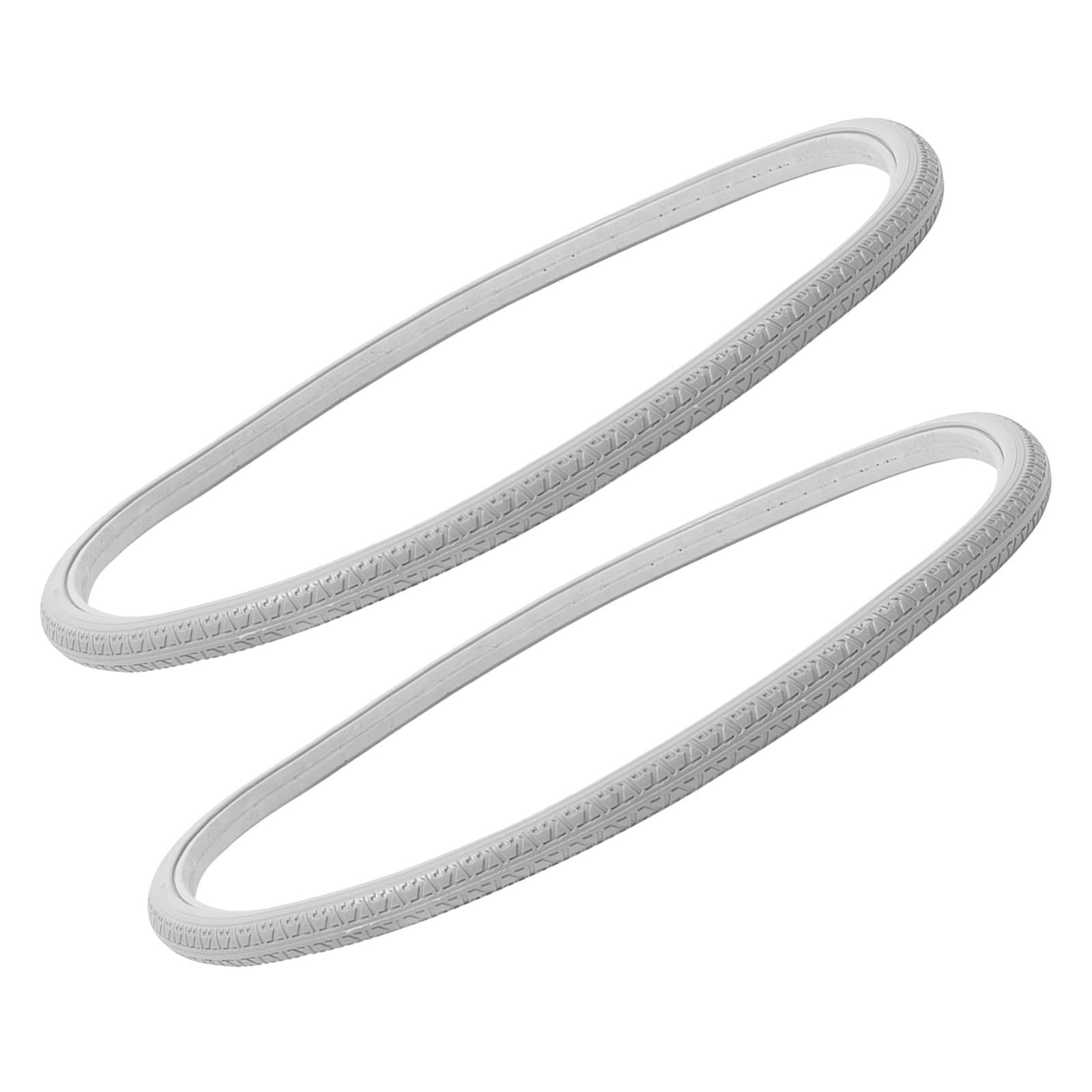 Neumáticos para Sillas de Ruedas PU Macizos 2piezas, Ruedas Silla de Ruedas