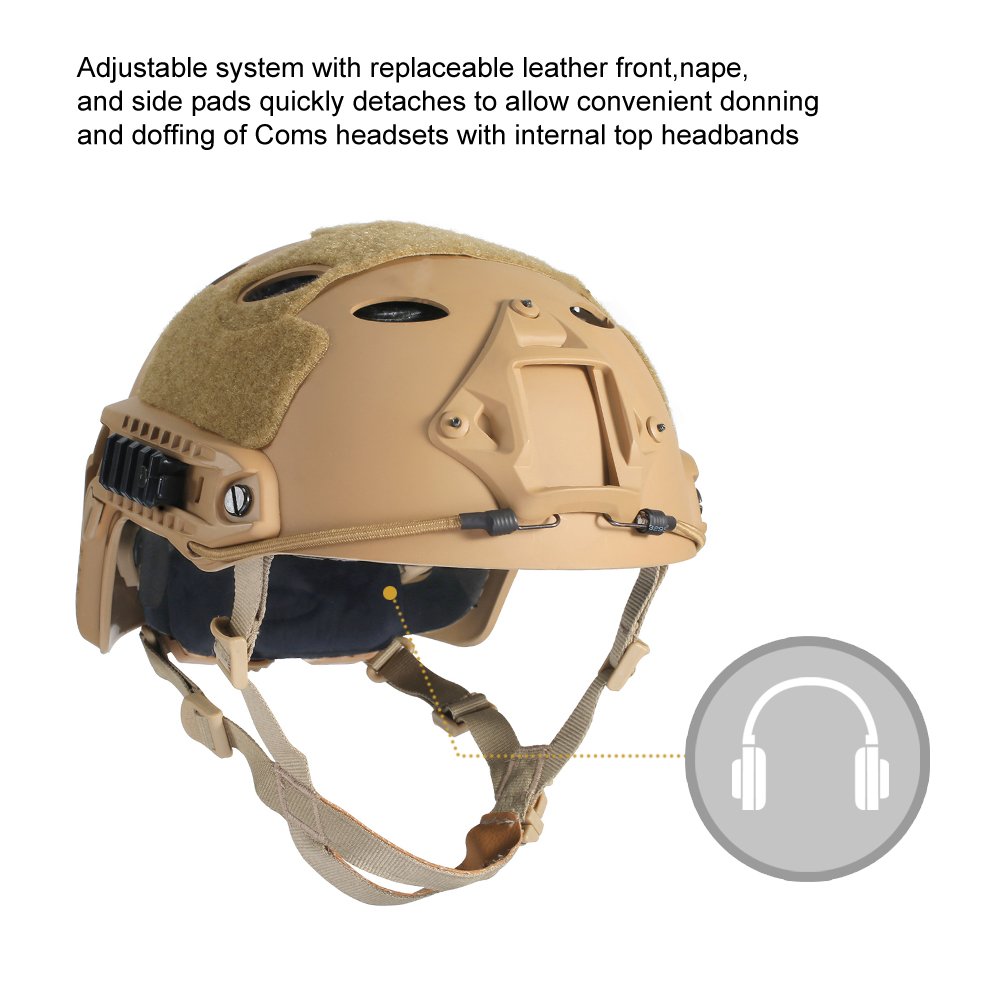 OneTigris PJ Casque tactique à structure légère pour paintball airsoft