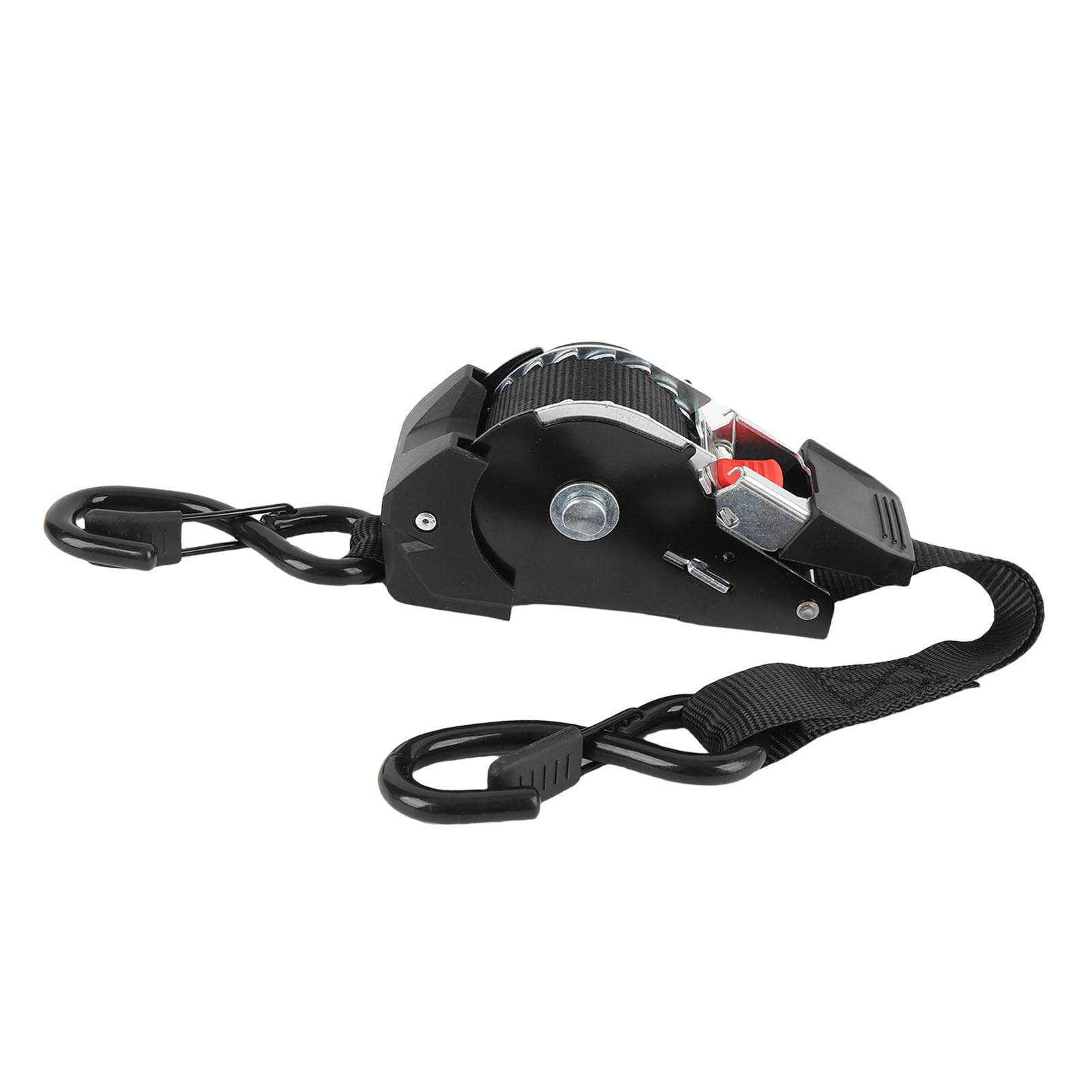 Srliya Sangles à Cliquet Robustes, Résistance à la Rupture de 1 760 Lb, Sangles D'arrimage Rétractables pour Bateaux, Motos de Jet Ski, Sangle à Cliquet Automatique de 10 Pieds avec Crochets en S pour