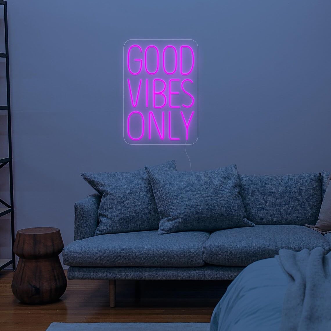 Good Vibes Only LED Neon Sign, Artist Designs, Light Signs, Retro USB Powered LED Decorative Lamp Unique Gifts Wall Decoration