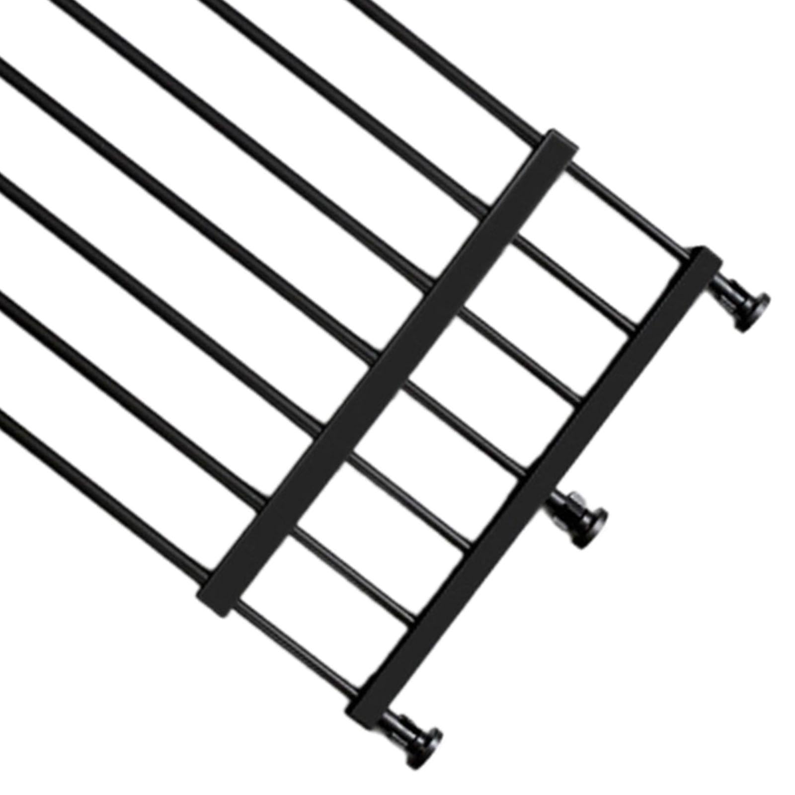Sharplace Cancelletto Estensibile per Cani, cancelletti Bassi retrattili per Animali Domestici, cancelletto per Cani di Facile Installazione per Porte, Scale, Neroxl