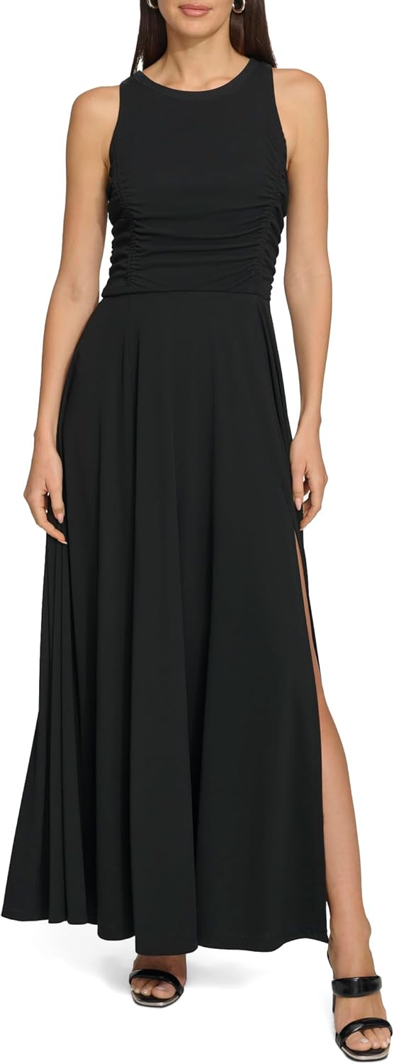 DKNY Womens Lightweight Casual Knit Maxi Dress