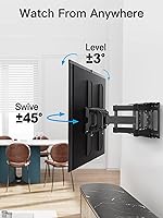 Vista 7 de Pipishell TV Wall Mount for 26-74 inch LED LCD OLED 4K TVs up to 99lbs, Full Motion TV Mount Bracket Articulating Swivel Extension Tilting Leveling