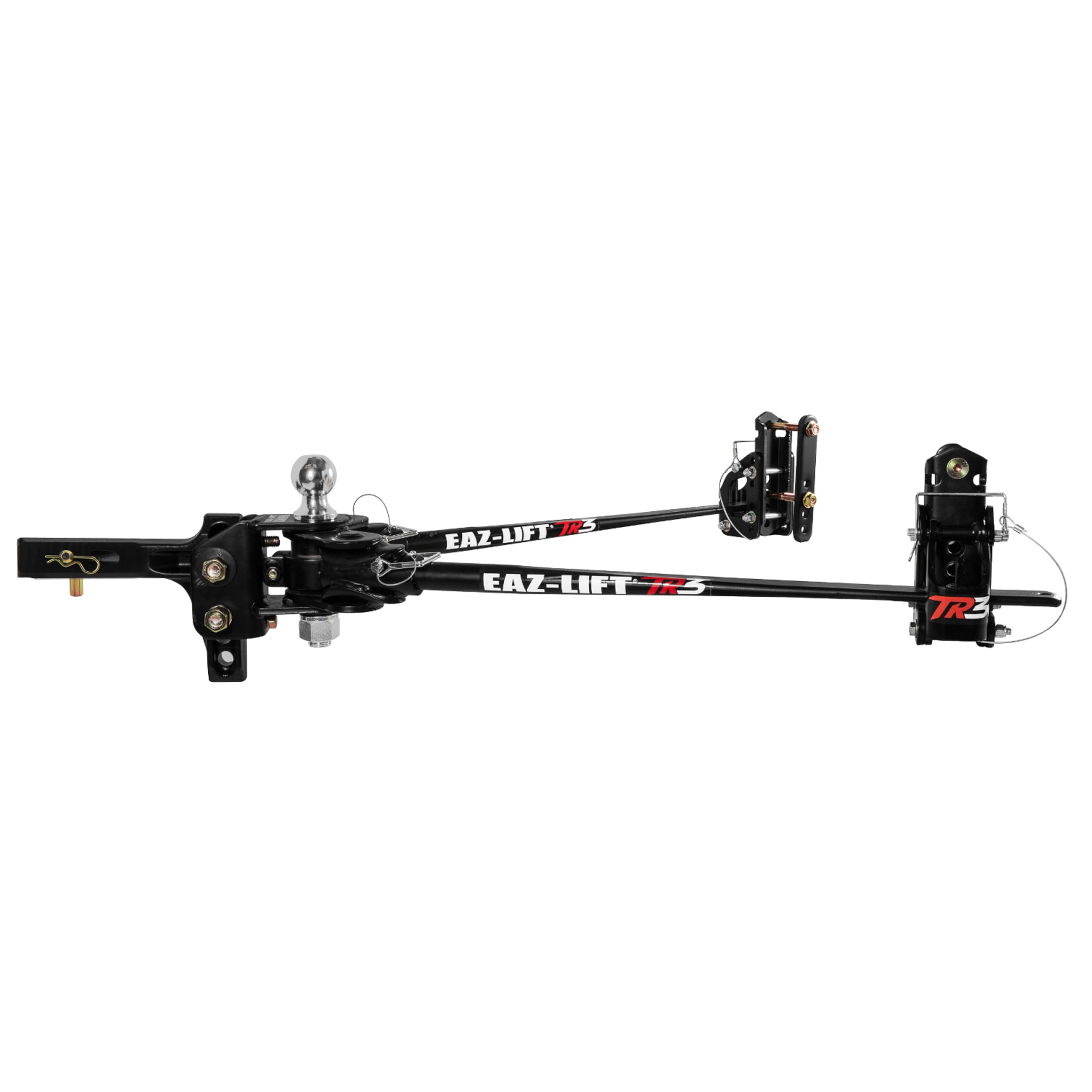 Camco Eaz-Lift TR3 180 kg Gewichtsverteiler-Anhängerkupplungs-Set, mit 272,2 kg max. Zungengewicht, vorinstallierter 6,4 cm Anhängerkupplungsball und Verstellbarer Schwenksteuerung | (48903)