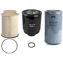 6.7L Cummins Fuel Filter Water Separator and Oil Filter Set Replacement for 2013-2018 Dodge Ram 2500 3500 4500 5500 Replaces# 68157291AA 68197867AA 5083285AA