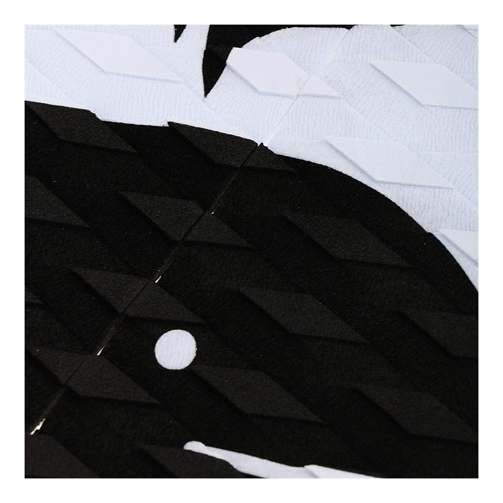removedor de cera para tablas de surf 3 pieza de cola tabla de surf antideslizantes Con Surf Surf Cubierta antideslizante apretones Blanco Negro Bodyboard Deportes acuáticos Surf accesorios peine de c