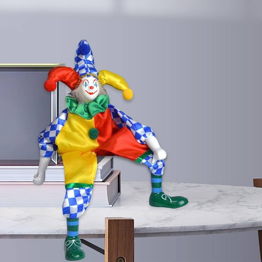 Amazon | kowaku ピエロ 人形 フィギュア アートウェア 服