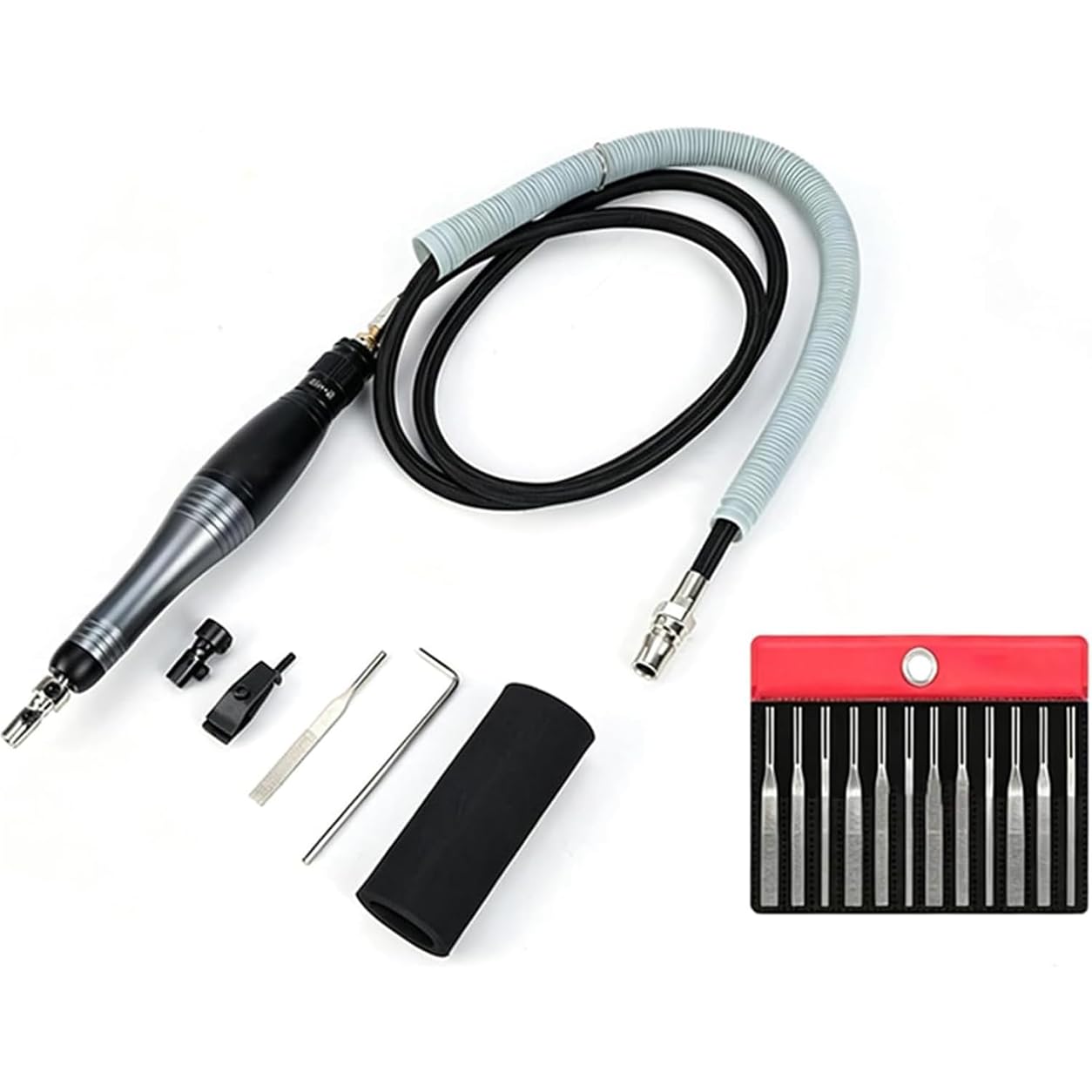 Rettificatrice pneumatica ad ultrasuoni, pinza per lime da 3 mm
