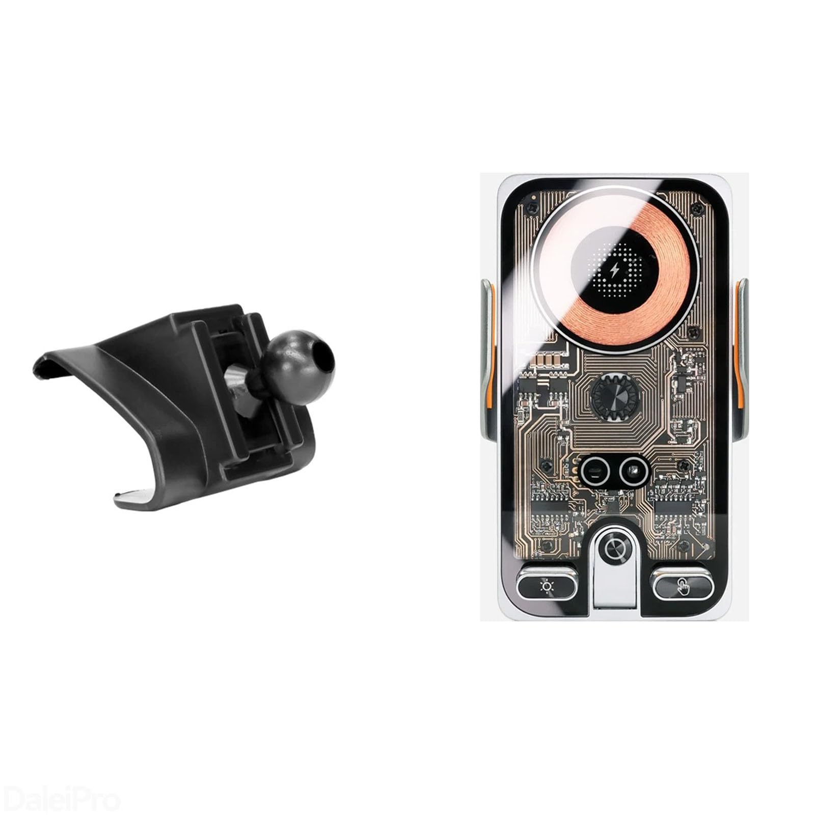 Car Phone Holder for Jeep Wrangler JL 2018-2023, LHD Car Phone Holder