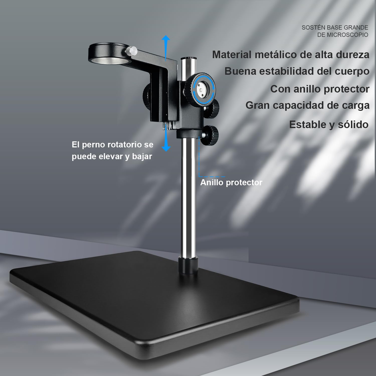 Microscopio digitale professionale, 150 x microscopio industriale 4K HD, luce ad anello regolabile, interfaccia tipo C/hdmi, con base stabile grande, per manutenzione elettronica di saldatura