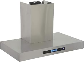 900 CFM 30 Inches Wall Mounted Range Hood Kitchen Exhaust Fan Stainless Steel RXN-W21-30