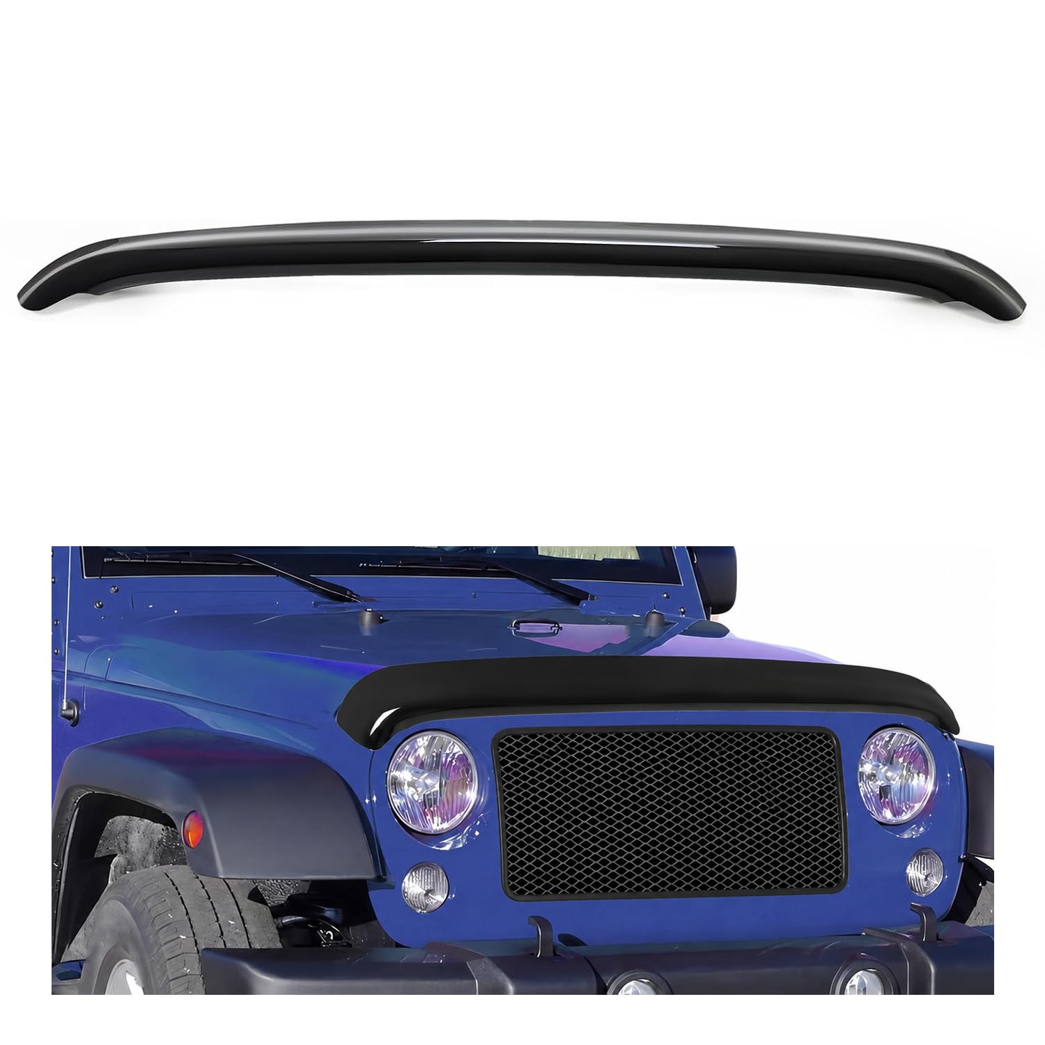 HECASA Hood Shield for Jeep Wrangler JK