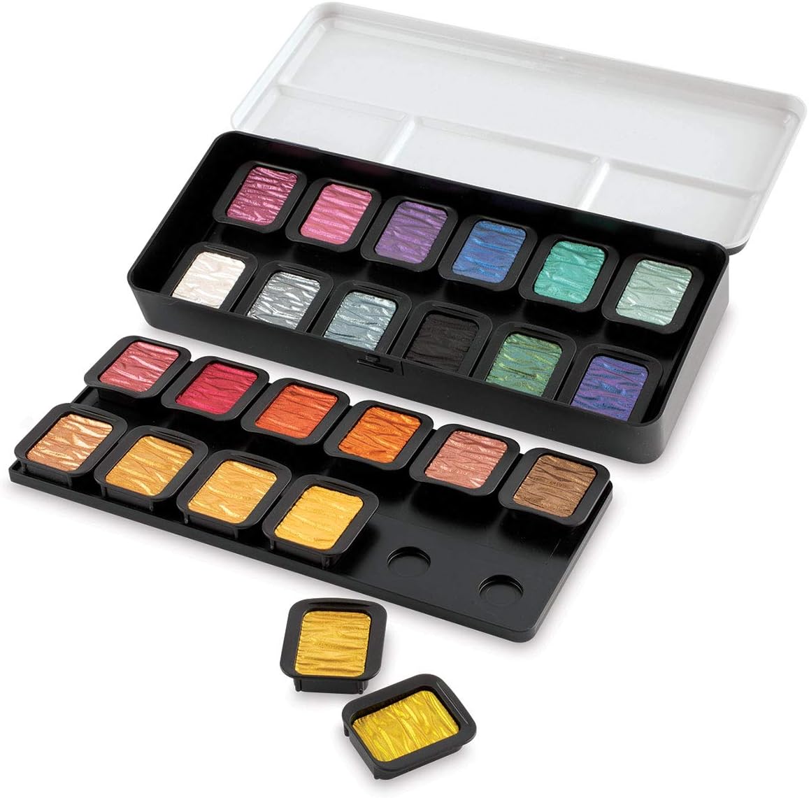 Artist Mica Watercolor Pearlescent Set of 24 Arts, Crafts & Sewing