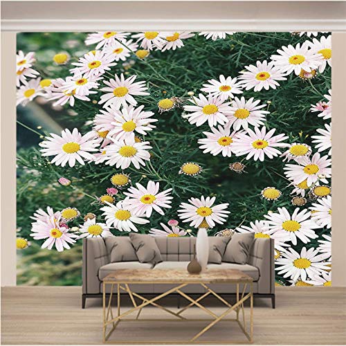 Msrahves Photo Carta da Parati Verde piante fiori