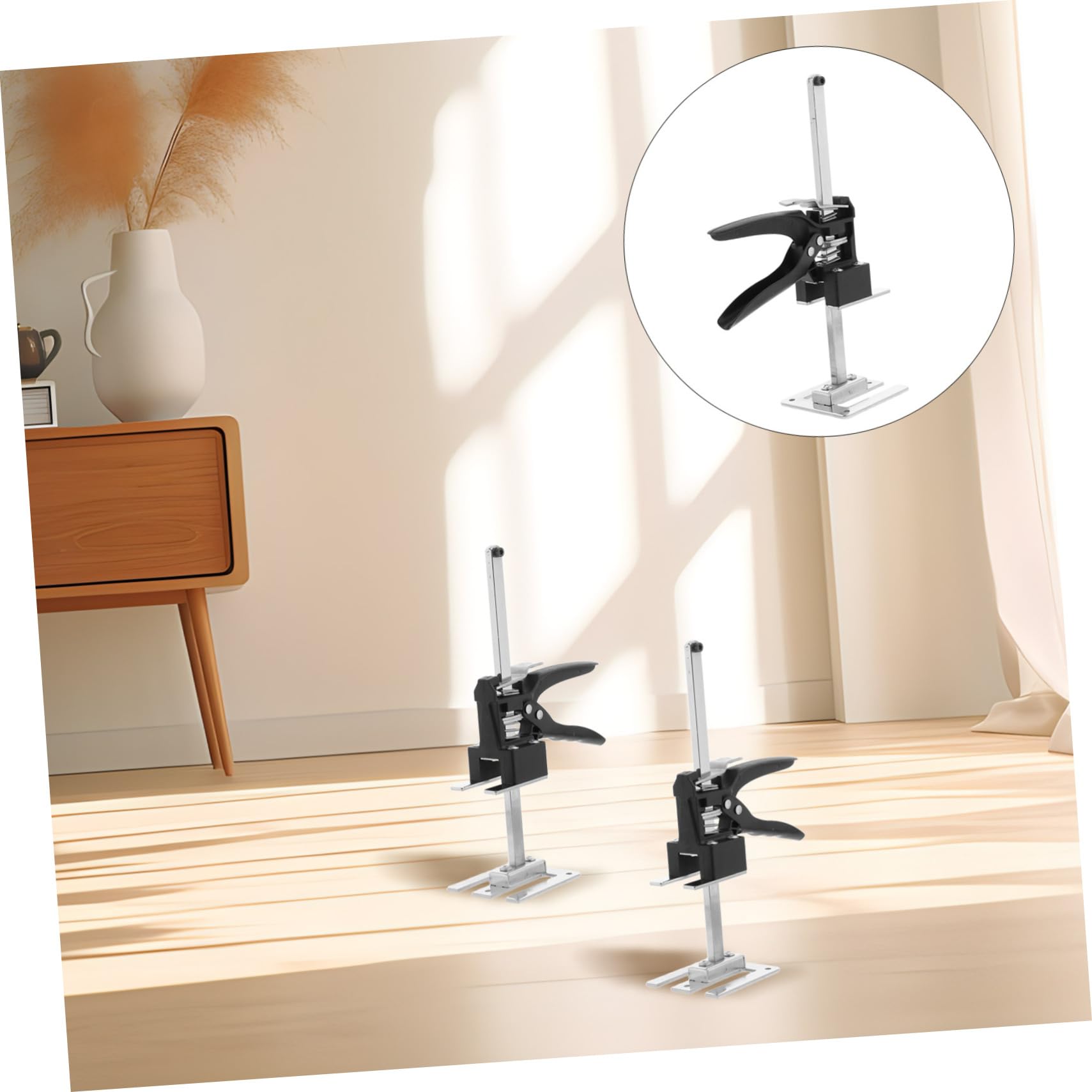 Elevador Nivelador de Baldosas Cerámicas de Acero para Pared, 2 Piezas