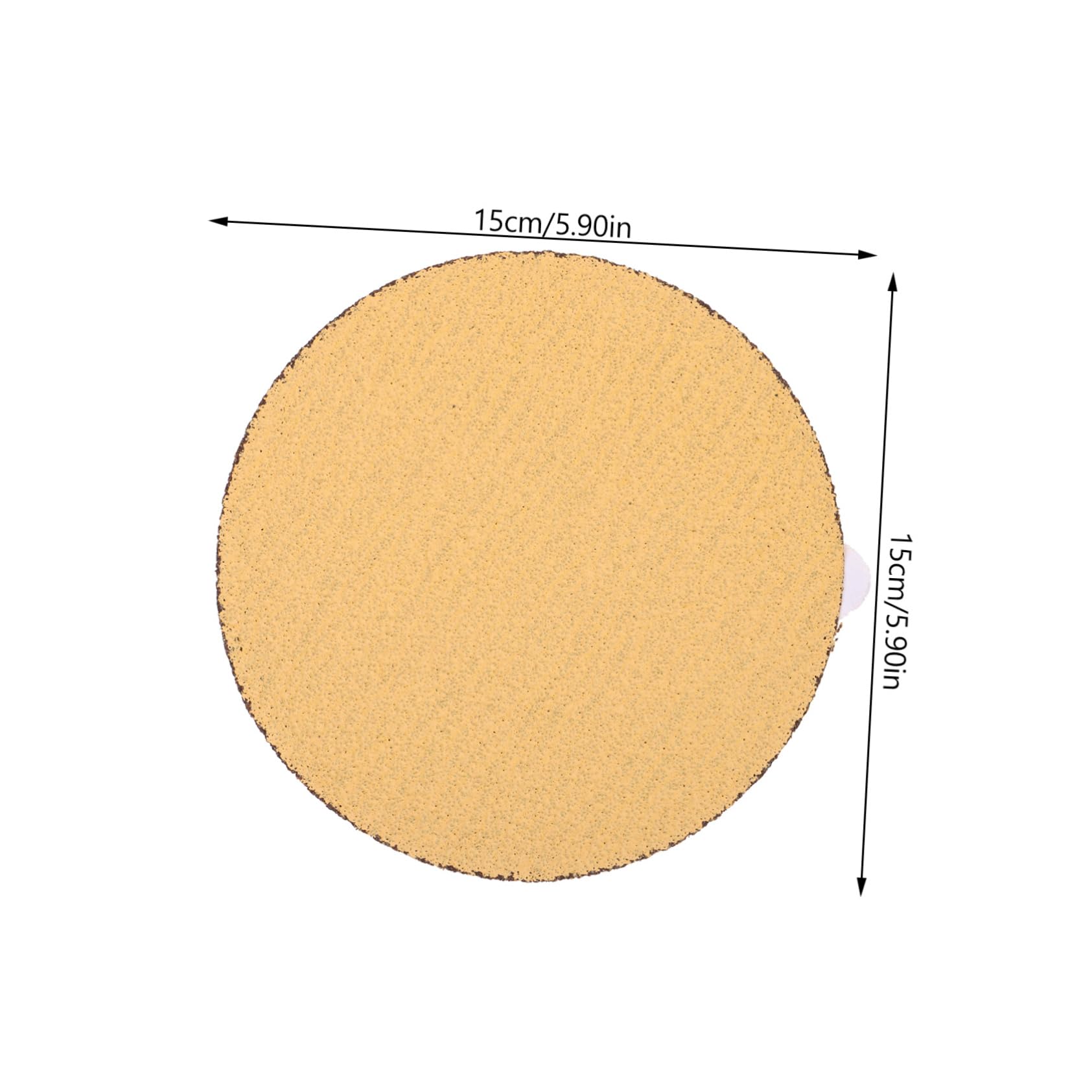 Cabilock 10pcs 40 Grit Sandpaper Discs Set Adhesive Backing Sanding Discs for Bowl Sander High Grit Sandpaper Set for Wood Polishing