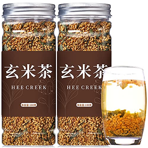 煕渓 玄米茶 米茶 240g 120g*2 花茶 苦蕎茶 緑茶 香りひろがるお茶 ノンカフェイン ブレンドティー 農薬不使用