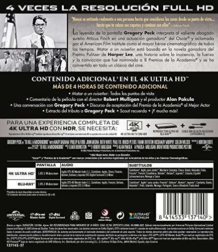 Matar a un ruiseñor (4K UHD + Blu-ray) [Blu-ray] image 4