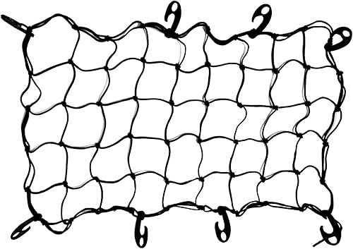 Red de carga plegable de 35 x 20 pulgadas de alto elástico para carritos de utilidad, carrito de jardín, carrito de playa, carrito de carrito