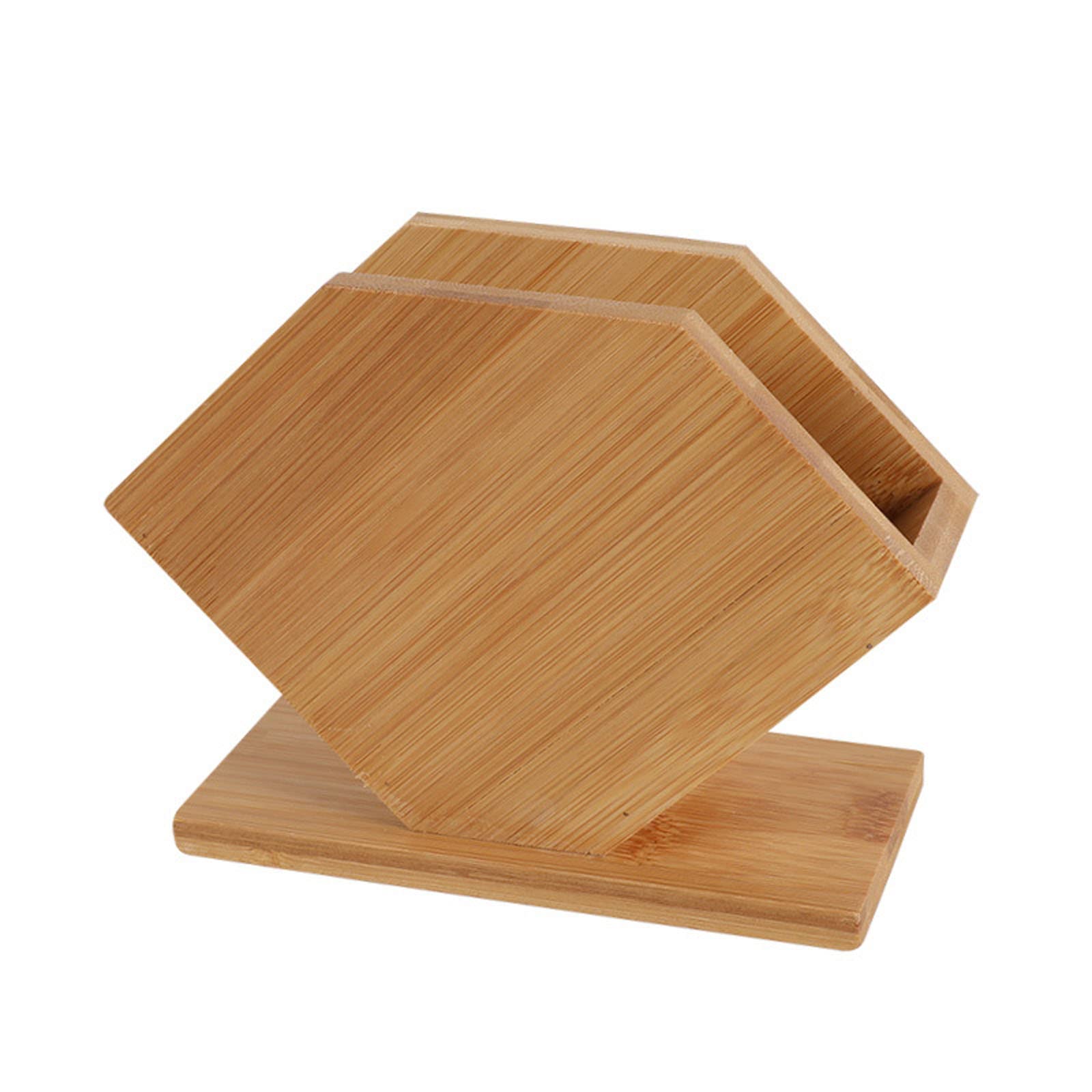 rectangular tissue box cover, Bamboo Tissue Box Cube Fan Shape Draw Paper Napkin Holder Boxes(Sector)