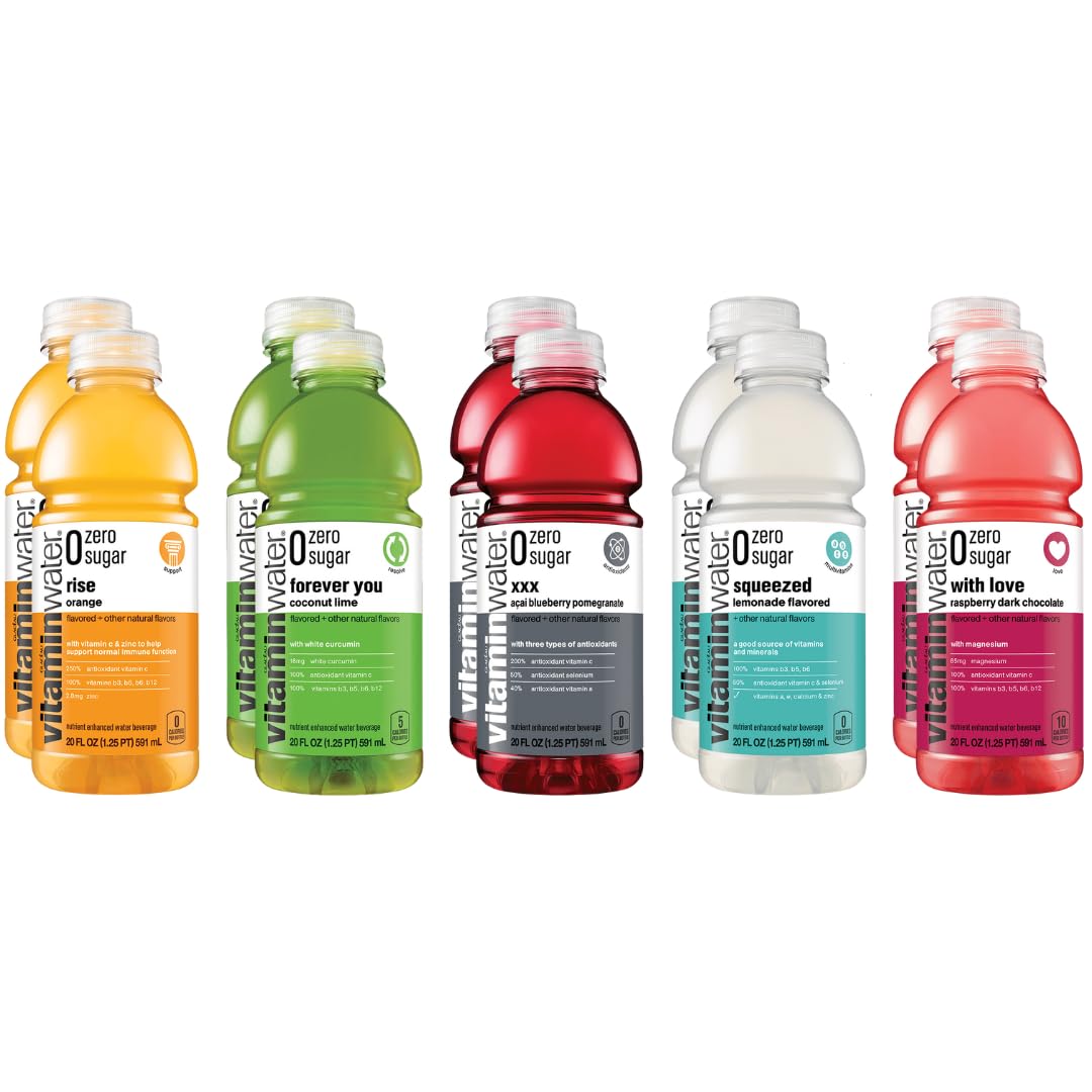 Buy Water ZERO Electrolyte Enhanced Bottled Water ZERO Sugar, ZERO