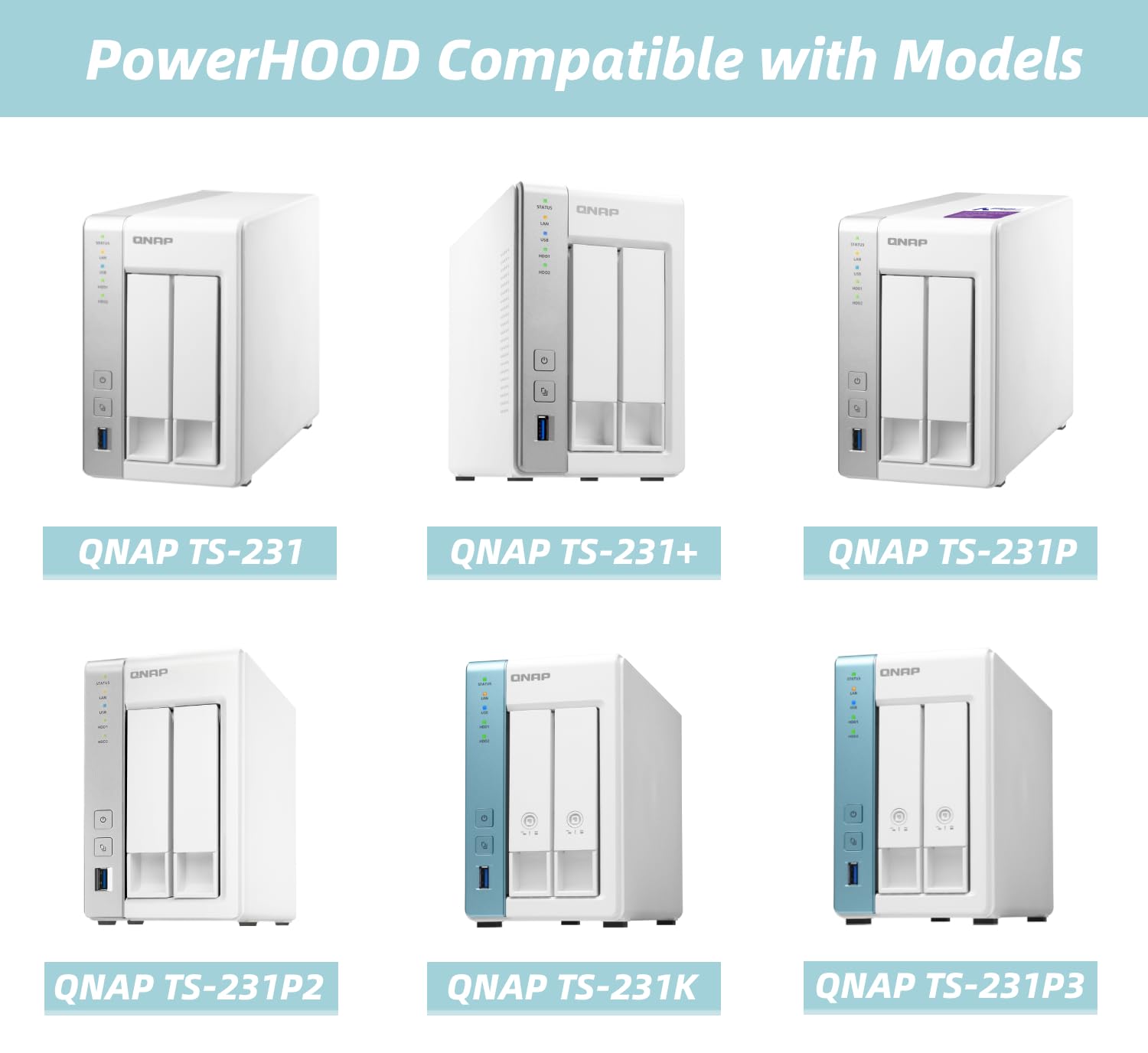 Amazon.com: PowerHOOD 12V AC/DC Adapter Compatible with QNAP TS